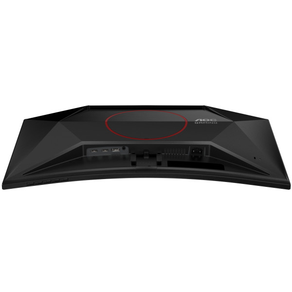 TFT 27" AOC C27G42E, VA, 180Гц, вигнутий, 2хHDMI, DP, колонки, чорно-червоний