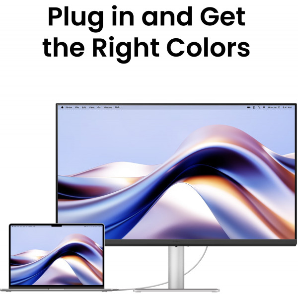 TFT 27" BenQ MA270UP, IPS, 4K UHD, 2хHDMI, 2xUSB- C, HAS, Pivot, сріблясто-сірий