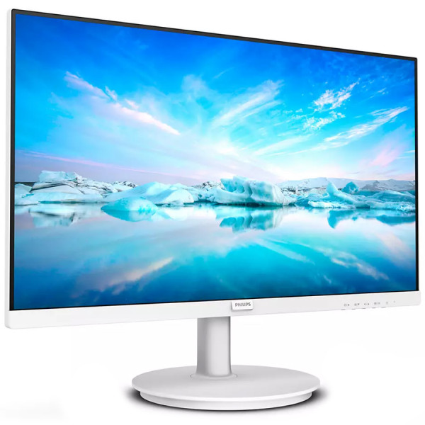 TFT 27" Philips 271V8AW, IPS, 75Гц, HDMI, USB-hub, кол, білий