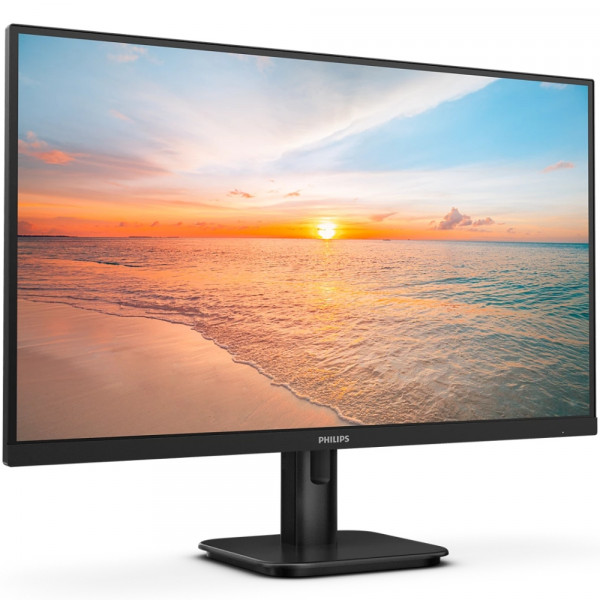 TFT 27" Philips 27E1N1800A, IPS, 4K UHD, 2xHDMI, DP, колонки, чорний