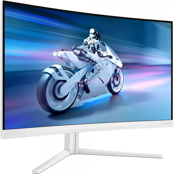 TFT 27" Philips 27M2C5201L, Fast VA, вигнутий, 180Hz, 2xHDMI, DP, білий