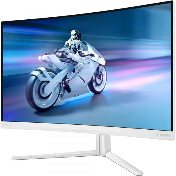 TFT 27" Philips 27M2C5201L, Fast VA, вигнутий, 180Hz, 2xHDMI, DP, білий