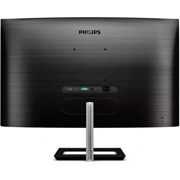 TFT 31.5" Philips 325E1C, VA, QHD, вигнутий, VGA, HDMI, DP, чорний з сріблястим