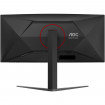 TFT 34" AOC CU34G4Z, WQHD, Fast VA, вигн., 240Гц, 2хHDMI, DP, USB-hub, HAS, чорно-червоний