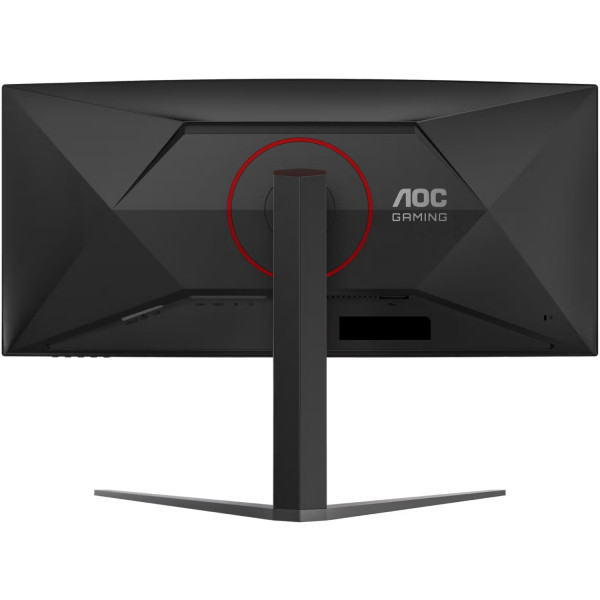 TFT 34" AOC CU34G4Z, WQHD, Fast VA, вигн., 240Гц, 2хHDMI, DP, USB-hub, HAS, чорно-червоний