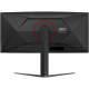 TFT 34" AOC CU34G4Z, WQHD, Fast VA, вигн., 240Гц, 2хHDMI, DP, USB-hub, HAS, чорно-червоний