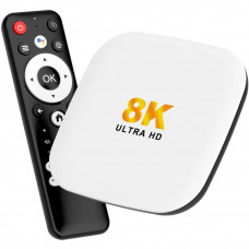 TV Медіаплеєр H96 MAX M2 plus 4/128Gb/Rockchip RK3528/ Android 14/ WiFi 6/ BT 5.4/ LAN:100M/ IRпульт