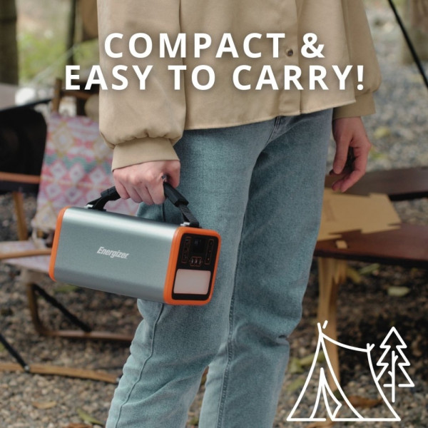 Зарядна станція Energizer 150Вт (230Вт/г) 2xDC, LiFePO4, USB-C PD 60Вт