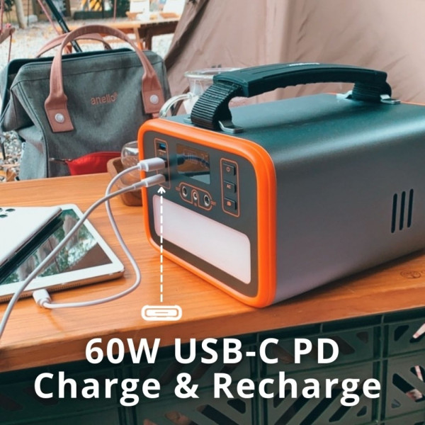 Зарядна станція Energizer 150Вт (230Вт/г) 2xDC, LiFePO4, USB-C PD 60Вт