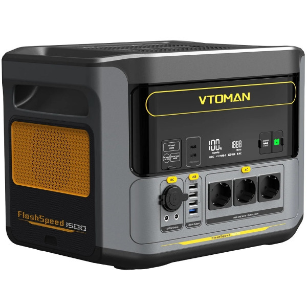 Зарядна станція Vtoman FlashSpeed 1500 PB-58 (1548 Вт/г) + Extra Battery PB-81 1548 Вт/г LiFePo4