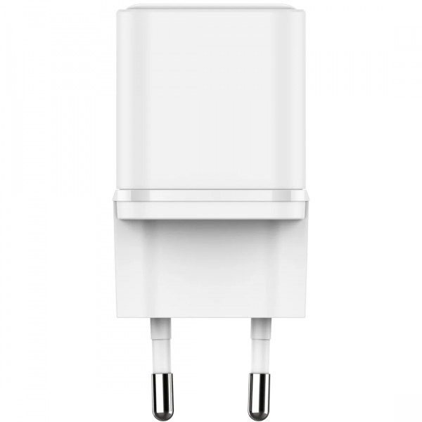 Зарядний пристрій 1xUSB 20W, (GaN, 1хUSB-C, QC+PD 3.0, вилка ЄС, для iPhone серії 12 та новіших мод.