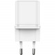 Зарядний пристрій 1xUSB 20W, (GaN, 1хUSB-C, QC+PD 3.0, вилка ЄС, для iPhone серії 12 та новіших мод.