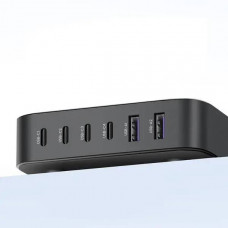 Зарядний пристрій 6xUSB 200W (4хUSB-C+2xUSB-A) Gan Desktop Fast Charger, CD271 Ugreen