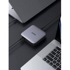 Зарядний пристрій 6xUSB 200W (4хUSB-C+2xUSB-A) Gan Desktop Fast Charger, CD271 Ugreen