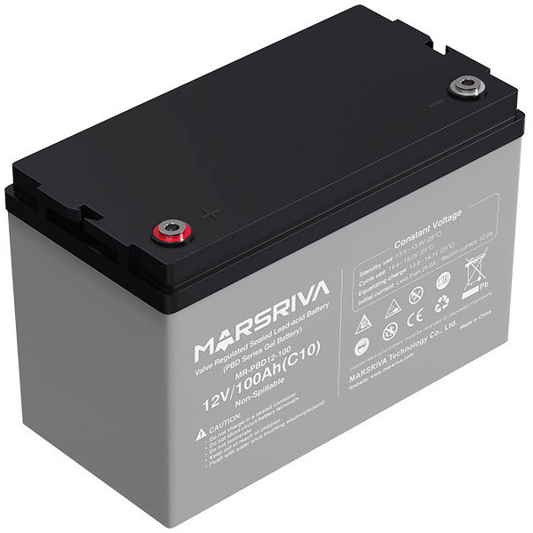 Акумуляторна батарея Marsriva 12V, 100A, AGM Gel battery
