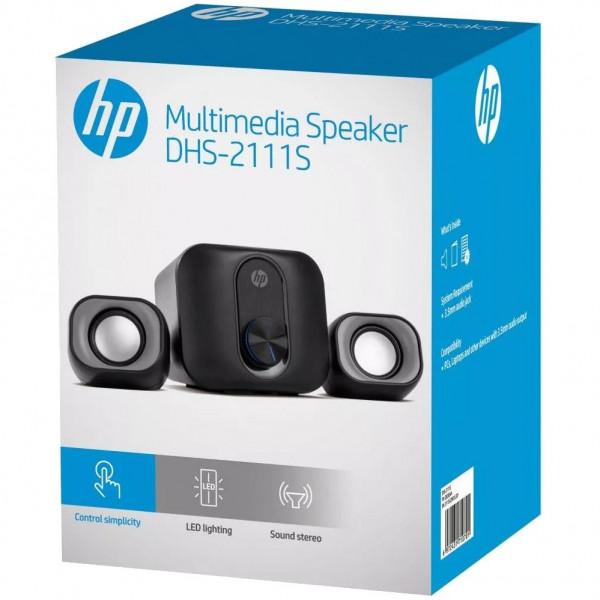 Акустична система 2.1 HP DHS-2111S, 3,5мм + USB, 6+5Вт