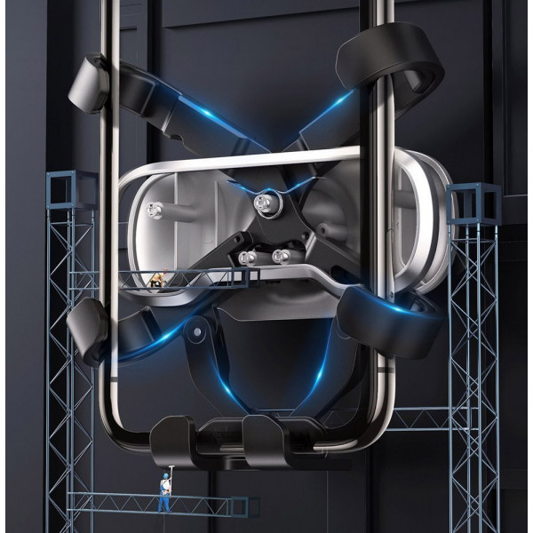 Автомобільне кріплення для смартфона 4.7-7.2" (На решітку) LP228 Ugreen Чорне