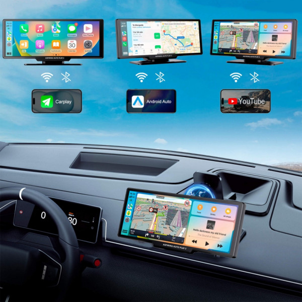 Автомобільний монітор Aspiring Auto Play 2 Magnet CarPlay Android auto