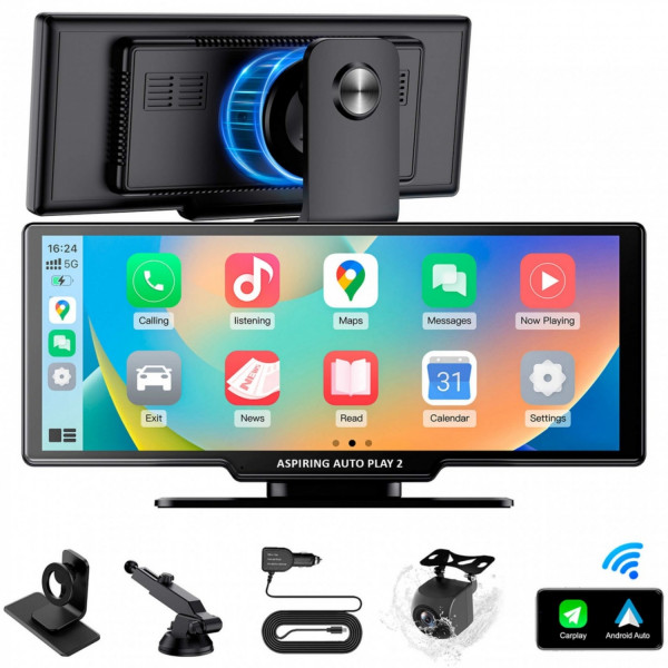 Автомобільний монітор Aspiring Auto Play 2 Magnet CarPlay Android auto