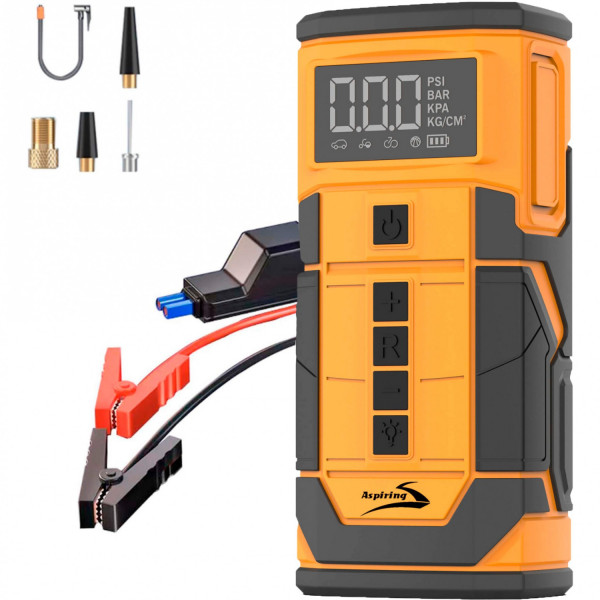 Автомобільний портативний пускозарядний пристрій Jump 3 Power bank 3-in-1 з компресором 90W Aspiring