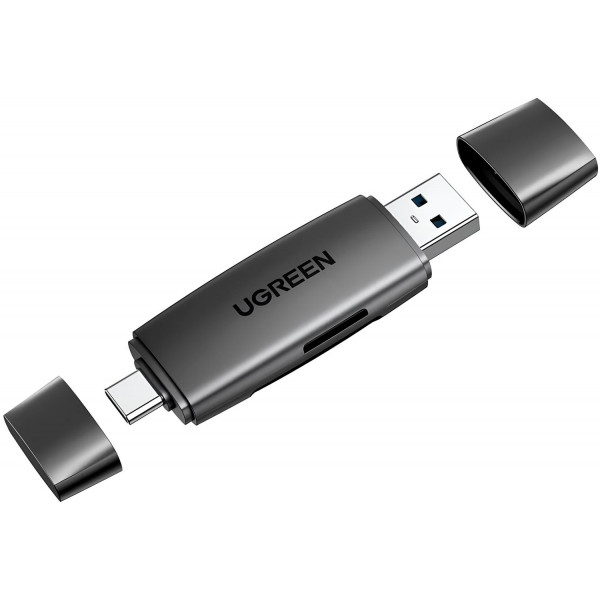 Card Reader USB-С 3.1 + USB-A 2-слота TF/SD CM304 Ugreen