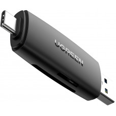 Card Reader USB-С 3.1 + USB-A 2-слота TF/SD CM304 Ugreen