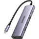Док-станція USB3.0 Type-C -> HDMI 4K30Hz/3xUSB-А 3.0/Type-C/PD 100W 5-in-1 CM511 Ugreen
