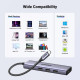 Док-станція USB3.0 Type-C -> HDMI 4K30Hz/3xUSB-А 3.0/Type-C/PD 100W 5-in-1 CM511 Ugreen