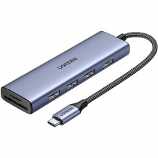 Док-станція USB3.0 Type-C -> HDMI 4K30Hz/3xUSB-А 3.0/Type-C/PD 100W 6-in-1 CM511 Ugreen