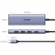 Док-станція USB3.0 Type-C -> HDMI 4K30Hz/3xUSB-А 3.0/Type-C/PD 100W 6-in-1 CM511 Ugreen