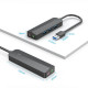 Док станція USB3.0 -> USBx3,3.0/2хTRS Audio/USB MicroUSB 10W, 1.0 м. Vention