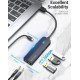 Док станція USB3.0 -> USBx3,3.0/2хTRS Audio/USB MicroUSB 10W, 1.0 м. Vention