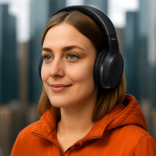 Гарнітура Media-Tech 3MOTION ANC BT MT3611 Bluetooth+3,5мм, Black