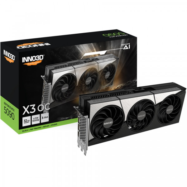 GeForce RTX5090 Inno3D X3 OC, 32GB GDDR7, 512bit, PCI Express 5.0
