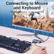 Хаб USB 3.1 Type-C -> 4хUSB 3.0/ Type-C PD 100W 5-in-1 Vention