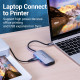 Хаб USB 3.1 Type-C -> 4хUSB 3.0/ Type-C PD 100W 5-in-1 Vention