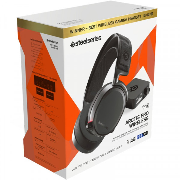 Ігрова гарнітура SteelSeries Arctis Pro Wireless Black PC/PS/SW/MAC/MOB