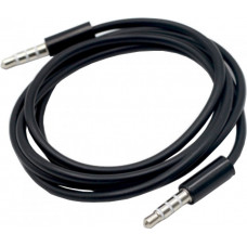Кабель AUX Audio TRRS M/M 1м чорний