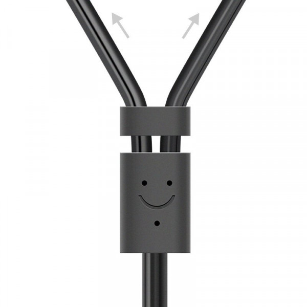 Кабель AUX Audio TRS - RCAx2 M/M 0.25м UGREEN AV102 Сірий