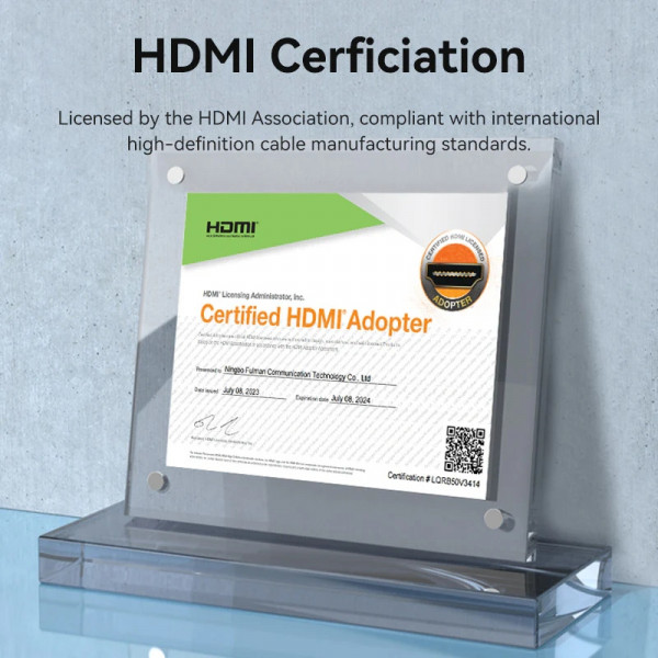 Кабель HDMI M - M, 20.0 м, V2.0 4K 30Гц обплетення Vention