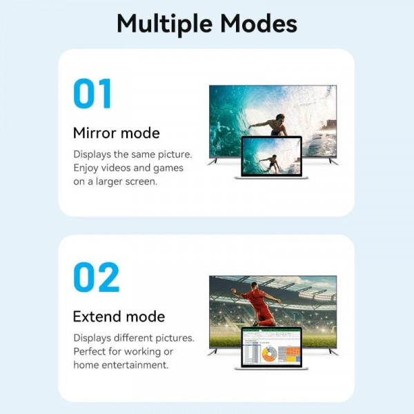 Кабель HDMI M - Micro HDMI M, 1.0 м, V2.0 4K 60Гц 18Gbps чорний Vention
