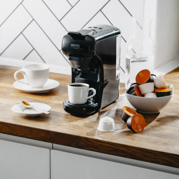 Кавоварка Camry CR 4414 black капсульна/ 1450 Вт/ 19 бар/ капсула, мелена/ чорнa