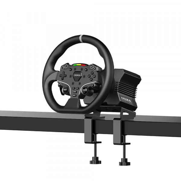 Кермо і педалі MOZA R5 Racing Bundle for PC, 22кн., подв. педалі SR-P Lite, кермо ES