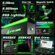 Клавіатура ігрова магнітна Attack Shark R85 HE 79кл. RGB, USB-C, Magnetic Switch Green