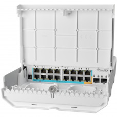 Комутатор Mikrotik CRS318-1Fi-15Fr-2S-OUT, 16х10/100 Ethernet ports, 2хSFP ports