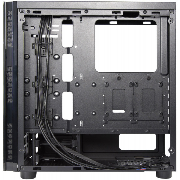 Корпус Chieftec HAWK AL-02B-OP ATX, без БЖ, Black