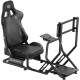 Крісло ігрове кокпіт GamePro із кріпленням для керма, монітора, педалей та коробки передач