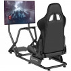 Крісло ігрове кокпіт GamePro із кріпленням для керма, монітора, педалей та коробки передач