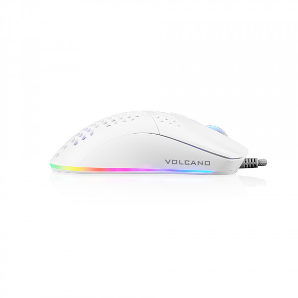 Мишка Modecom Shinobi 3327 Volcano, ігрова, 5200dpi., 6кн., біла