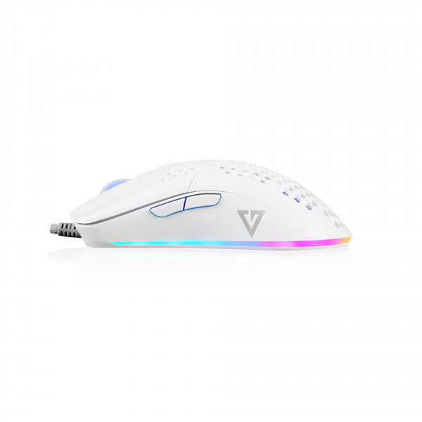 Мишка Modecom Shinobi 3327 Volcano, ігрова, 5200dpi., 6кн., біла